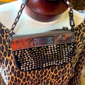 Calvin Klein sparkle wristlet